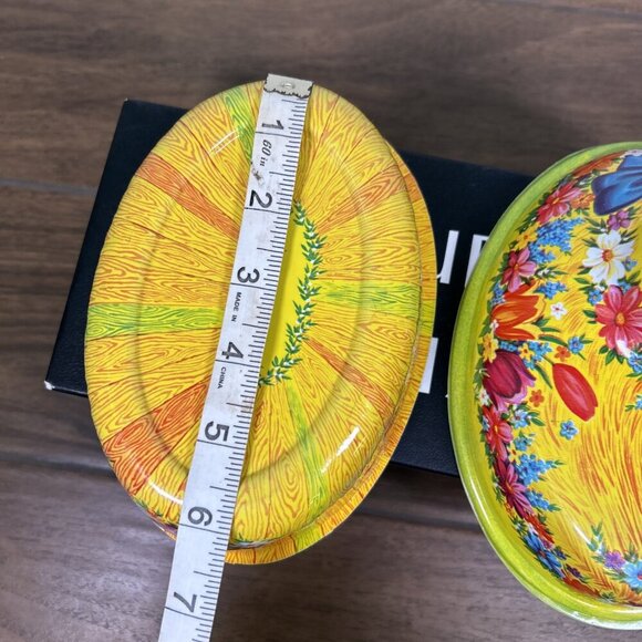 Lot Of Two Vintage Ullman Co Easter Bunny Chick Plastic Tons/candy Containers - Picture 11 of 12